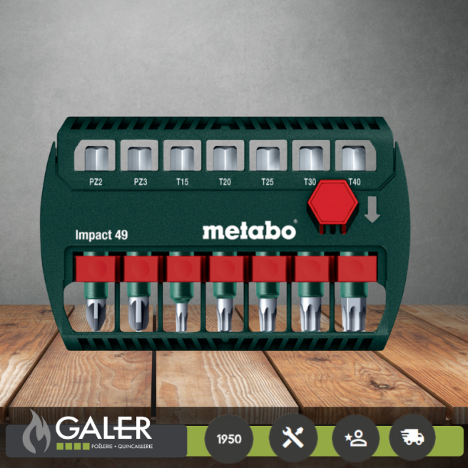 Coffret D'Embouts Impact 49 Metabo